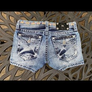 Miss Me Size 14 Girls Jean Shorts